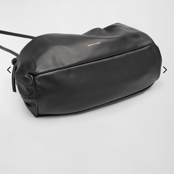 Mansur Gavriel Black Leather oversized “cloud” Bag - butter leather. Super soft - Picture 4 of 7